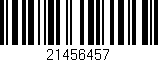 Código de barras (EAN, GTIN, SKU, ISBN): '21456457'