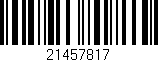 Código de barras (EAN, GTIN, SKU, ISBN): '21457817'