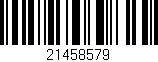 Código de barras (EAN, GTIN, SKU, ISBN): '21458579'