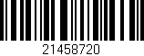 Código de barras (EAN, GTIN, SKU, ISBN): '21458720'