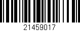 Código de barras (EAN, GTIN, SKU, ISBN): '21459017'