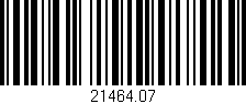 Código de barras (EAN, GTIN, SKU, ISBN): '21464.07'