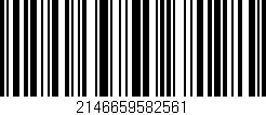 Código de barras (EAN, GTIN, SKU, ISBN): '2146659582561'