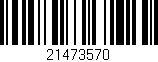 Código de barras (EAN, GTIN, SKU, ISBN): '21473570'