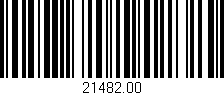 Código de barras (EAN, GTIN, SKU, ISBN): '21482.00'