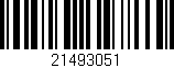 Código de barras (EAN, GTIN, SKU, ISBN): '21493051'