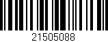 Código de barras (EAN, GTIN, SKU, ISBN): '21505088'