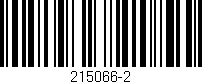 Código de barras (EAN, GTIN, SKU, ISBN): '215066-2'