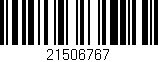 Código de barras (EAN, GTIN, SKU, ISBN): '21506767'