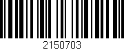 Código de barras (EAN, GTIN, SKU, ISBN): '2150703'