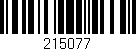 Código de barras (EAN, GTIN, SKU, ISBN): '215077'