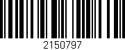 Código de barras (EAN, GTIN, SKU, ISBN): '2150797'