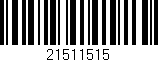 Código de barras (EAN, GTIN, SKU, ISBN): '21511515'
