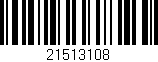 Código de barras (EAN, GTIN, SKU, ISBN): '21513108'