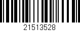Código de barras (EAN, GTIN, SKU, ISBN): '21513528'