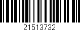 Código de barras (EAN, GTIN, SKU, ISBN): '21513732'