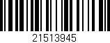 Código de barras (EAN, GTIN, SKU, ISBN): '21513945'