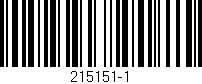 Código de barras (EAN, GTIN, SKU, ISBN): '215151-1'