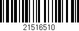 Código de barras (EAN, GTIN, SKU, ISBN): '21516510'