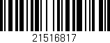 Código de barras (EAN, GTIN, SKU, ISBN): '21516817'