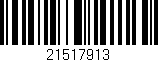 Código de barras (EAN, GTIN, SKU, ISBN): '21517913'