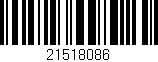 Código de barras (EAN, GTIN, SKU, ISBN): '21518086'