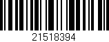 Código de barras (EAN, GTIN, SKU, ISBN): '21518394'