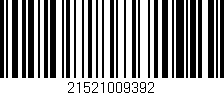 Código de barras (EAN, GTIN, SKU, ISBN): '21521009392'