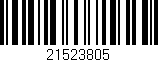 Código de barras (EAN, GTIN, SKU, ISBN): '21523805'
