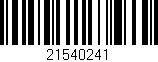 Código de barras (EAN, GTIN, SKU, ISBN): '21540241'