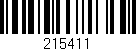 Código de barras (EAN, GTIN, SKU, ISBN): '215411'