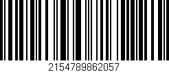 Código de barras (EAN, GTIN, SKU, ISBN): '2154789862057'