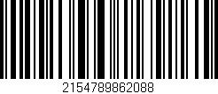 Código de barras (EAN, GTIN, SKU, ISBN): '2154789862088'
