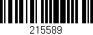 Código de barras (EAN, GTIN, SKU, ISBN): '215589'