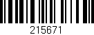 Código de barras (EAN, GTIN, SKU, ISBN): '215671'