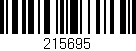 Código de barras (EAN, GTIN, SKU, ISBN): '215695'