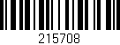 Código de barras (EAN, GTIN, SKU, ISBN): '215708'