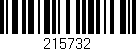 Código de barras (EAN, GTIN, SKU, ISBN): '215732'