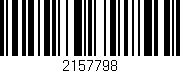 Código de barras (EAN, GTIN, SKU, ISBN): '2157798'
