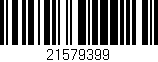 Código de barras (EAN, GTIN, SKU, ISBN): '21579399'