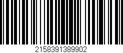 Código de barras (EAN, GTIN, SKU, ISBN): '2158391389902'