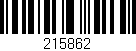 Código de barras (EAN, GTIN, SKU, ISBN): '215862'
