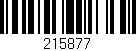 Código de barras (EAN, GTIN, SKU, ISBN): '215877'