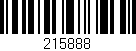Código de barras (EAN, GTIN, SKU, ISBN): '215888'