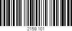 Código de barras (EAN, GTIN, SKU, ISBN): '2159.101'