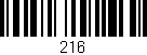 Código de barras (EAN, GTIN, SKU, ISBN): '216'