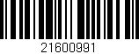 Código de barras (EAN, GTIN, SKU, ISBN): '21600991'
