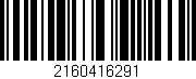 Código de barras (EAN, GTIN, SKU, ISBN): '2160416291'