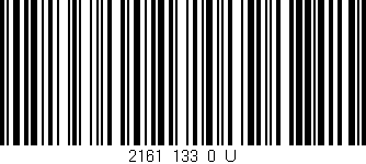 Código de barras (EAN, GTIN, SKU, ISBN): '2161_133_0_U'