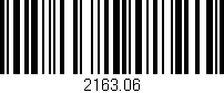 Código de barras (EAN, GTIN, SKU, ISBN): '2163.06'